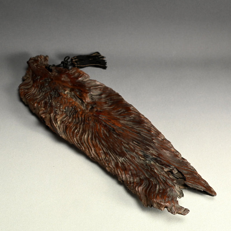 Antique Japanese Dragon Skin Kobon Incense Tray ー龍皮之香盆
