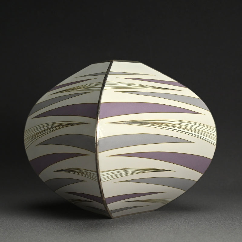 Exhibited Cloisonné Vase ー 柴田 明 “有線七宝抽象文花器”