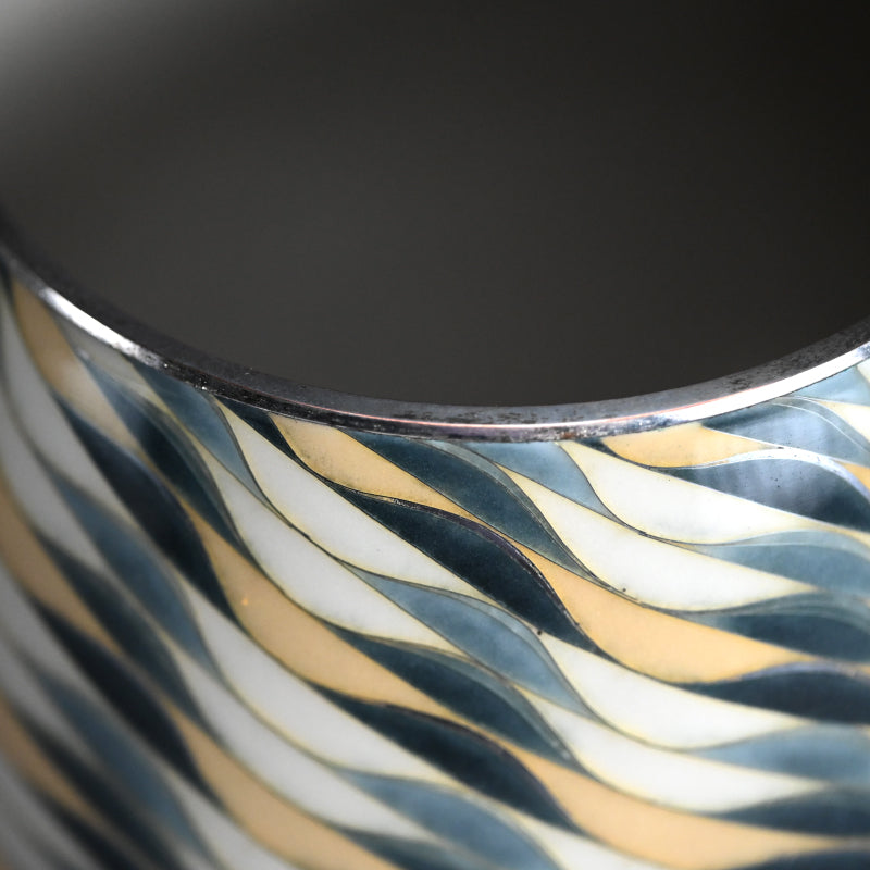 Exhibited Cloisonne Vase ー柴田 明 “七宝花器”