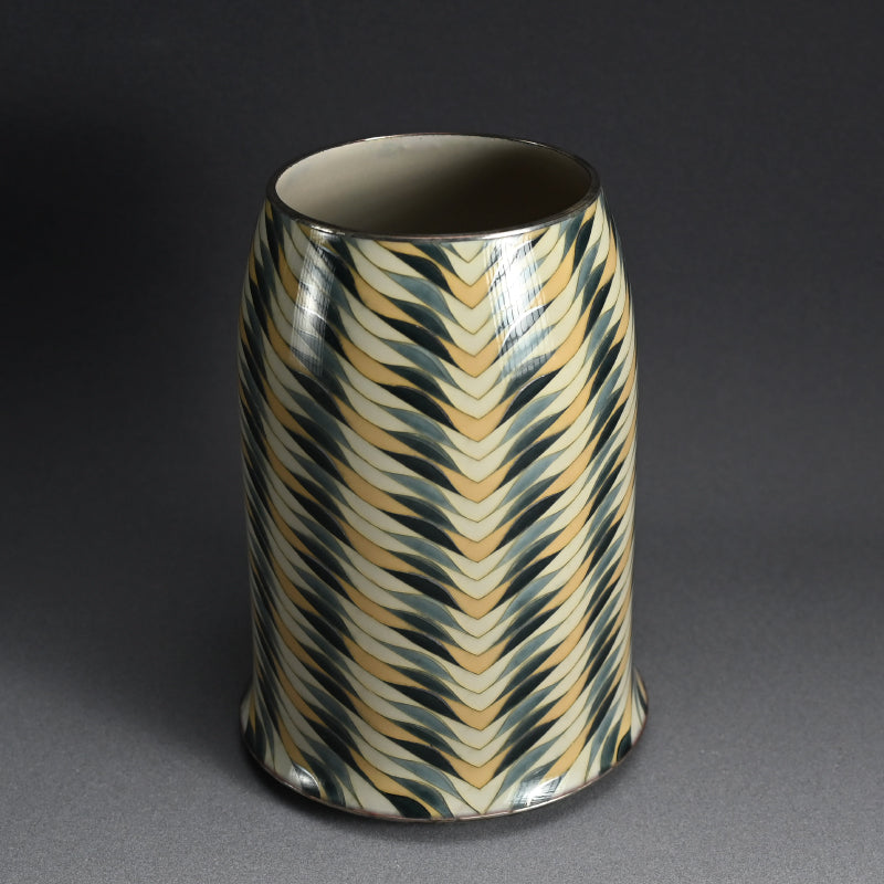 Exhibited Cloisonne Vase ー柴田 明 “七宝花器”