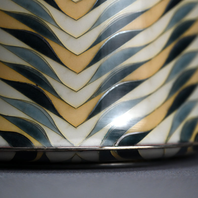 Exhibited Cloisonne Vase ー柴田 明 “七宝花器”