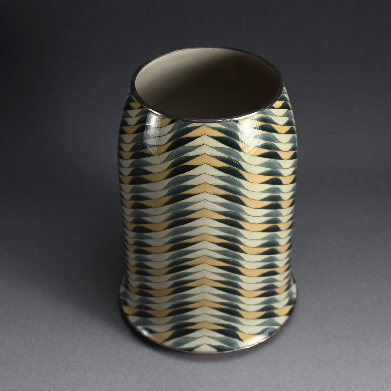 Exhibited Cloisonne Vase ー柴田 明 “七宝花器”