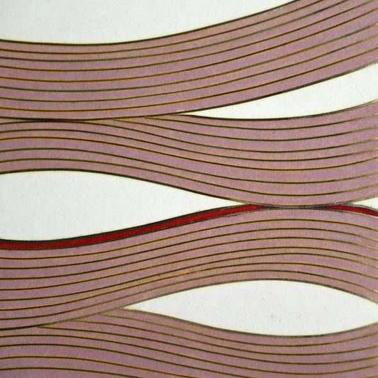 Exhibited Cloisonné Vase ー柴田 明 “有線七宝抽象文花器”