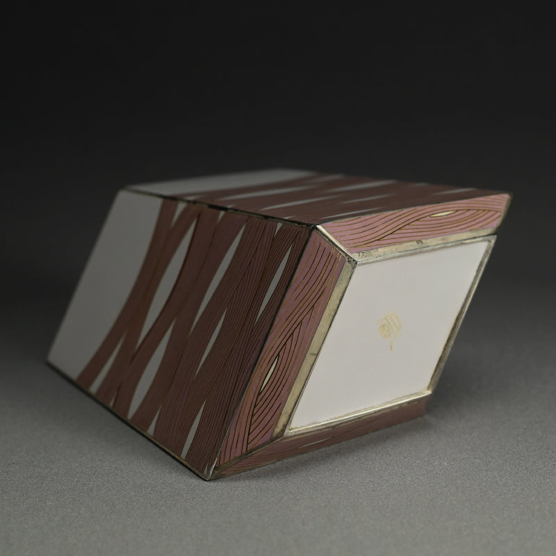 Exhibited Cloisonné Vase ー柴田 明 “有線七宝抽象文花器”