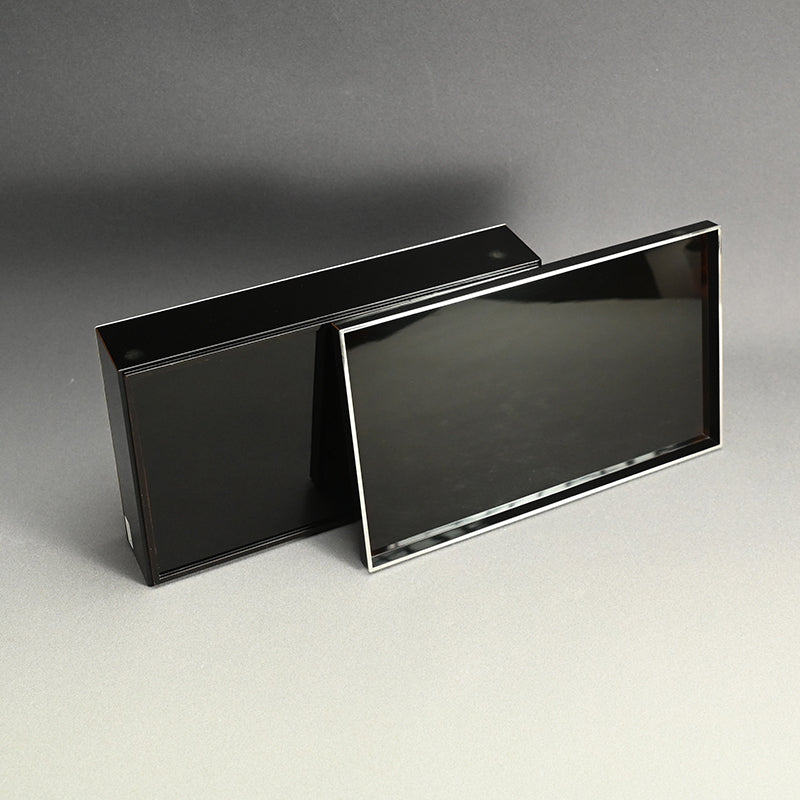 Radical Black Lacquered Suzuri Bako Writing Box