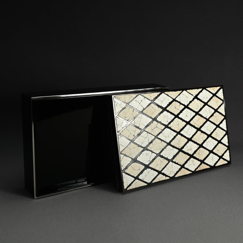 Radical Black Lacquered Suzuri Bako Writing Box