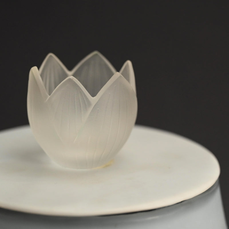 Exquisite Japanese Glass Mizusashi ー松本 正雄