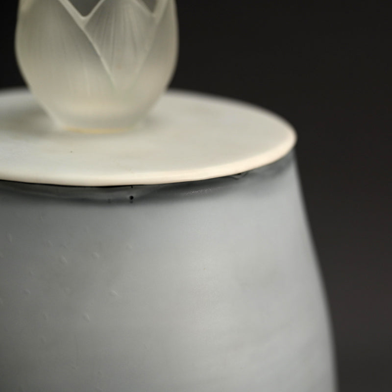 Exquisite Japanese Glass Mizusashi ー松本 正雄