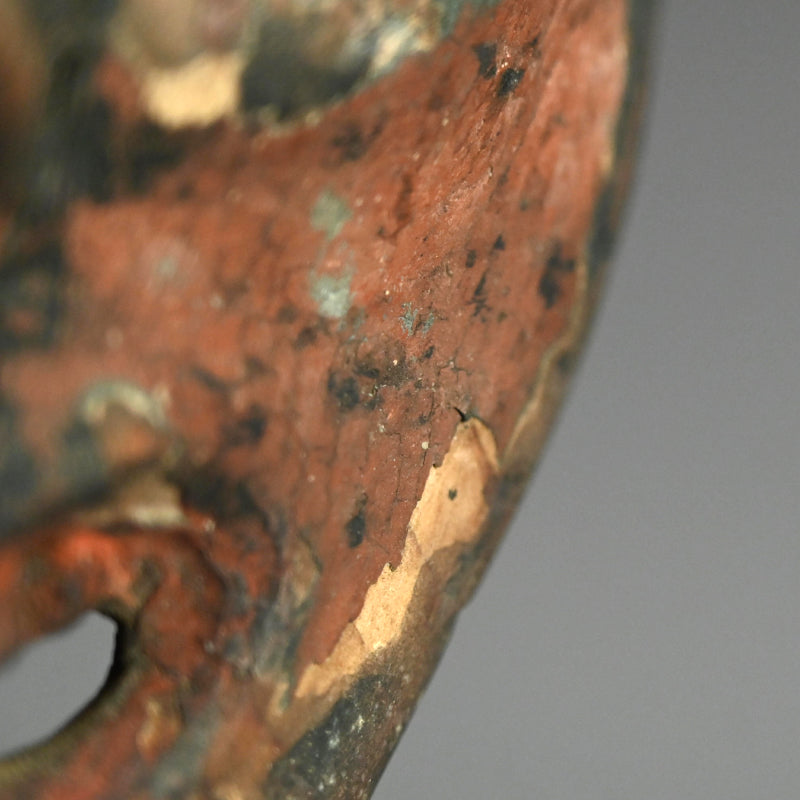Ancient Wooden Tengu Mask, Kamakura to Muromachi period