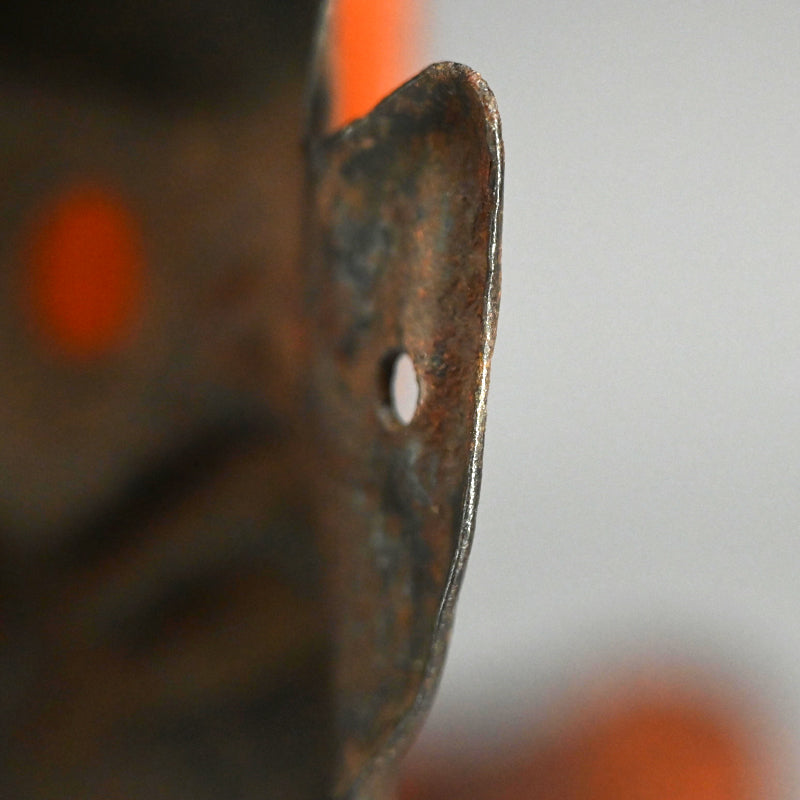 Uchidashi Hand Formed Iron Hannya Demon Mask
