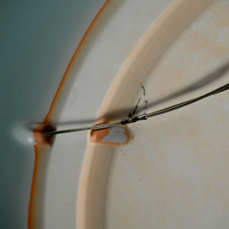 Exquisite Sheer Celadon Disc ー深見 陶治 “翠"