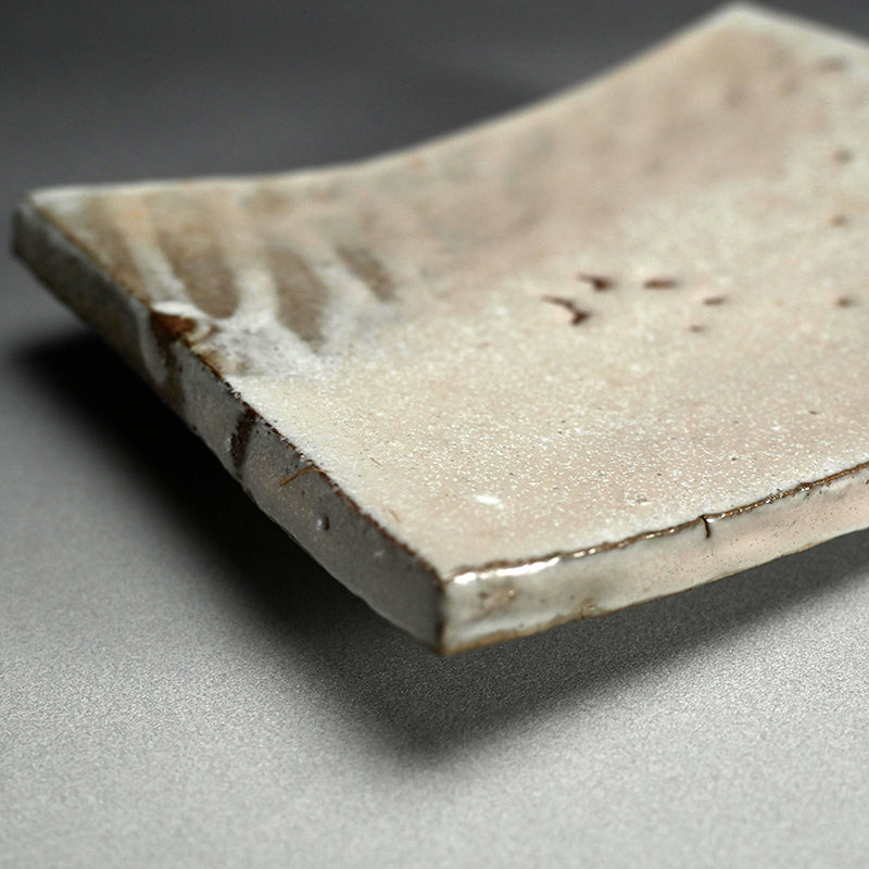 Lavender Hue Hagi Slab Plate ー三輪 栄造 “皿”