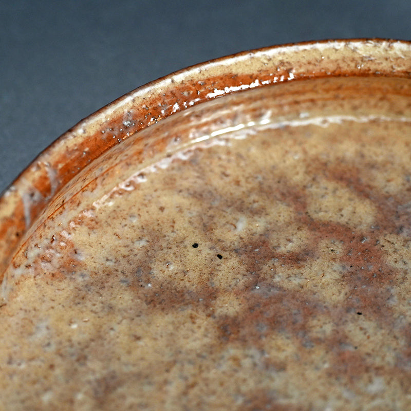 Gohon-style Hagi Plate ー三輪 栄造 “皿”
