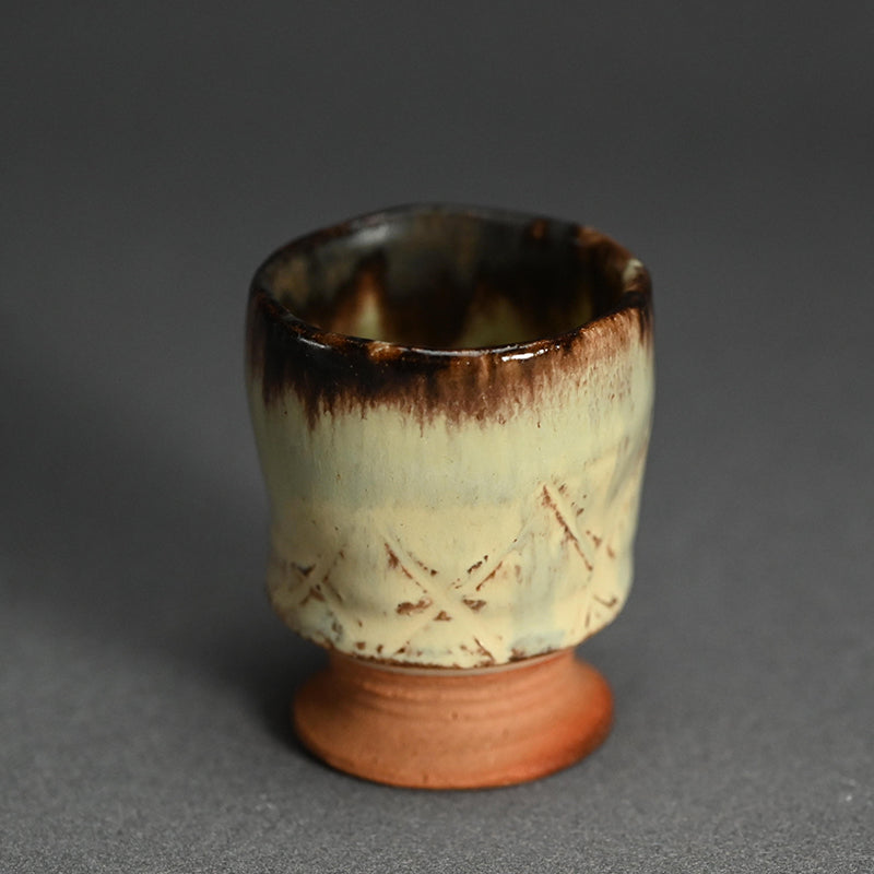 Bajohai Sake Cup ー利茶土 ミルグリム "KONKOGURO BAJOHAI"
