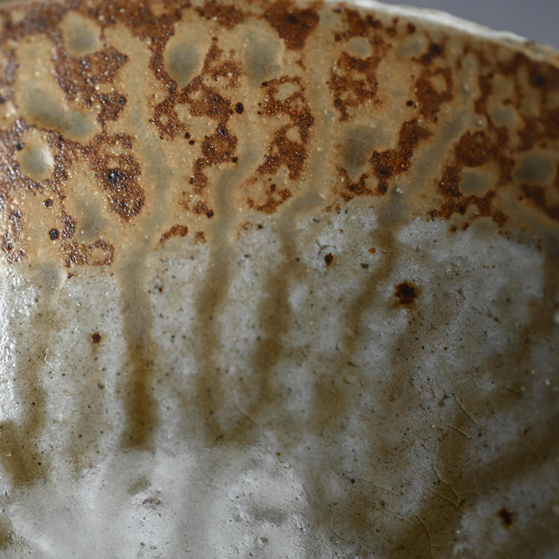 Komai-yo Chawan Tea Bowl ー鯉江 良二 “降米葉茶碗”