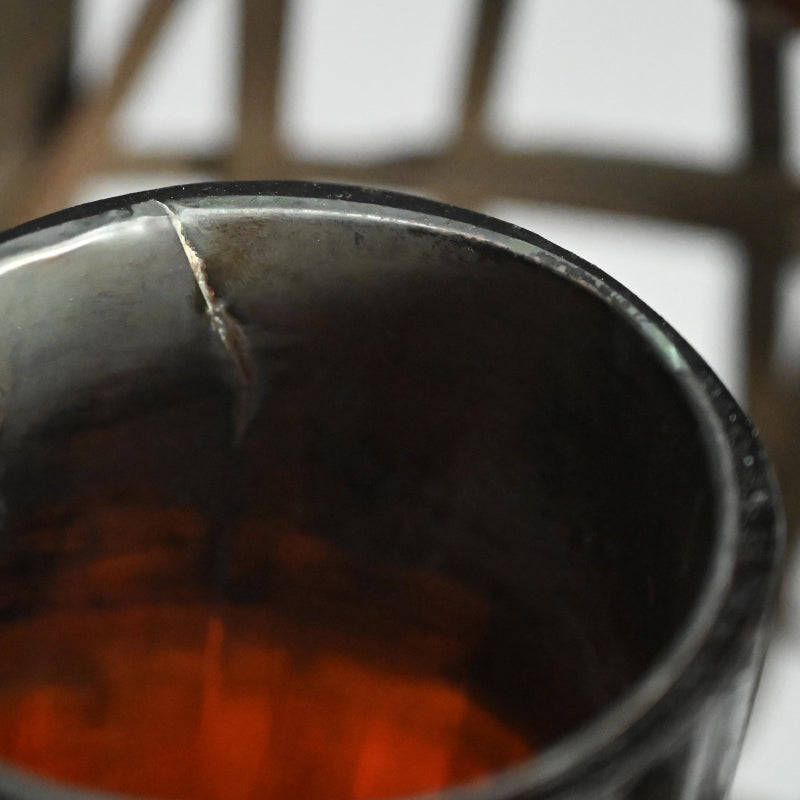 Bamboo Vase by Wada Waichisai III, 1928 ー三代 和田 和一斎 "花篭"