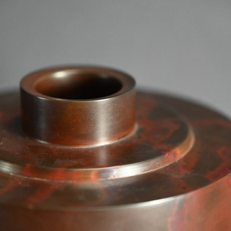 Modernist Bronze Vase ー蓮田 修吾郎 "独楽"