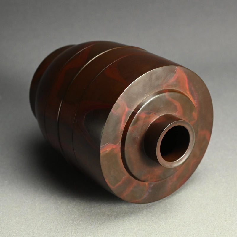 Modernist Bronze Vase ー蓮田 修吾郎 "独楽"