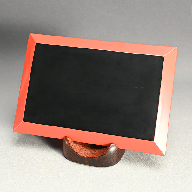 Engraved Cinnabar Lacquer Kikyoku Sencha Tea Cabinet ー朱毛彫器局