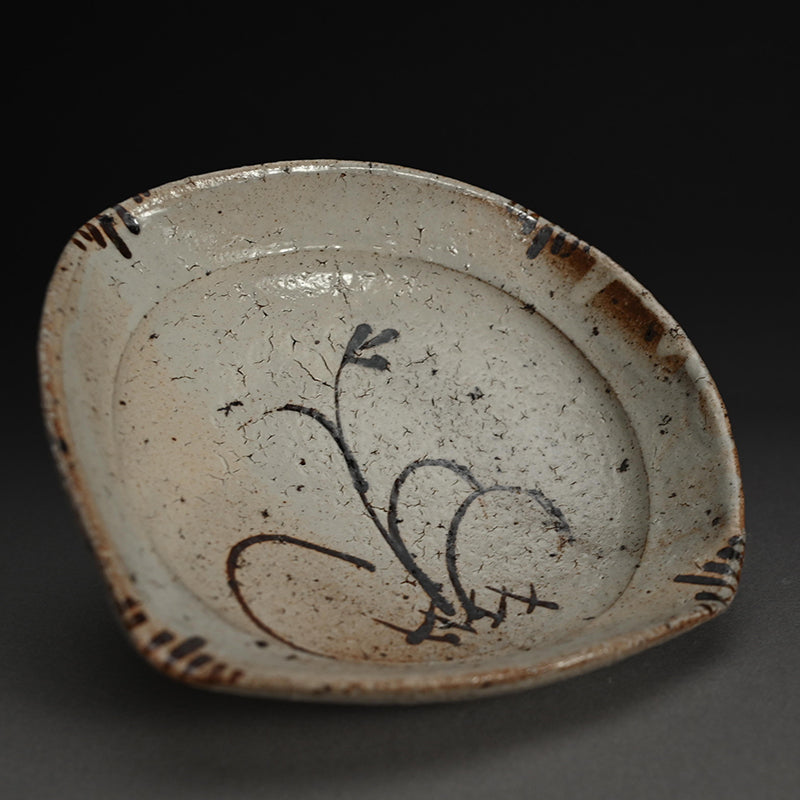 Kohiki Karatsu Kashiki Bowl ー中川 自然坊 “粉引唐津 菓子器”