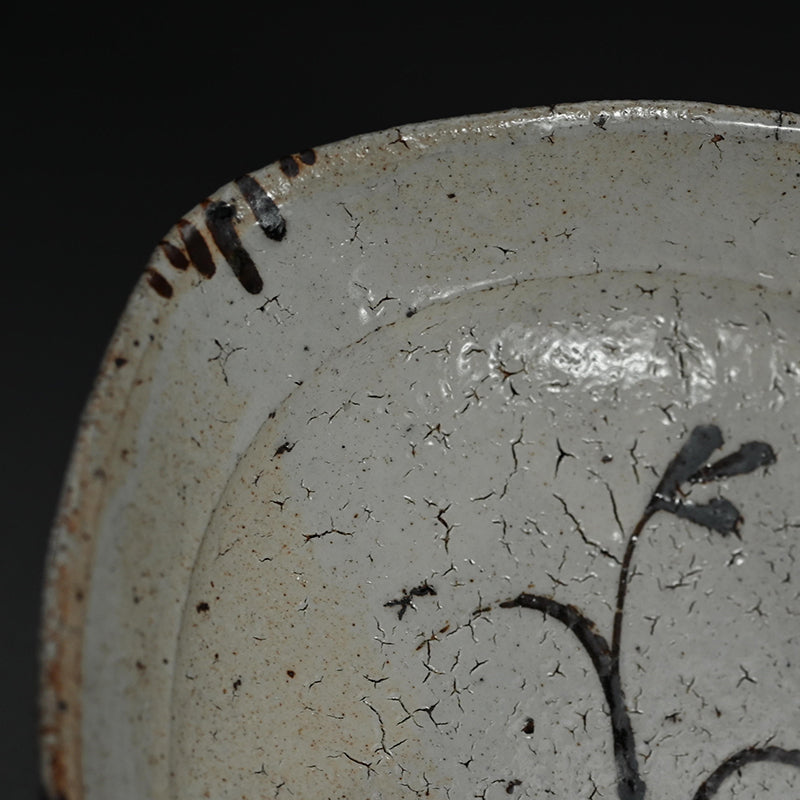 Kohiki Karatsu Kashiki Bowl ー中川 自然坊 “粉引唐津 菓子器”