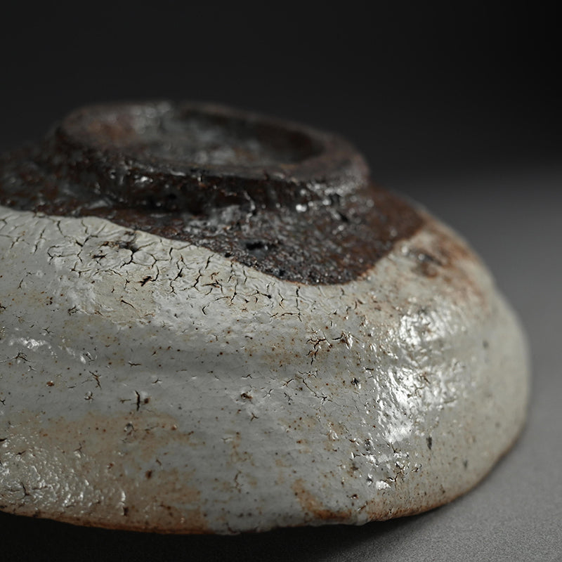 Kohiki Karatsu Kashiki Bowl ー中川 自然坊 “粉引唐津 菓子器”