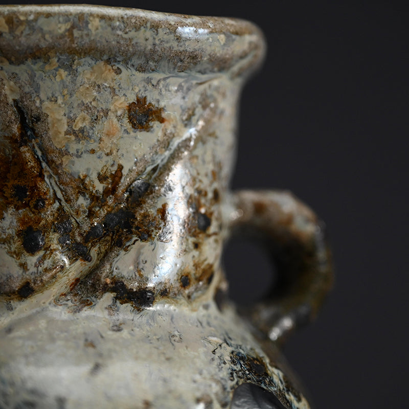 Chossen Karatsu Vase ー中川 自然坊 “朝鮮唐津花入”