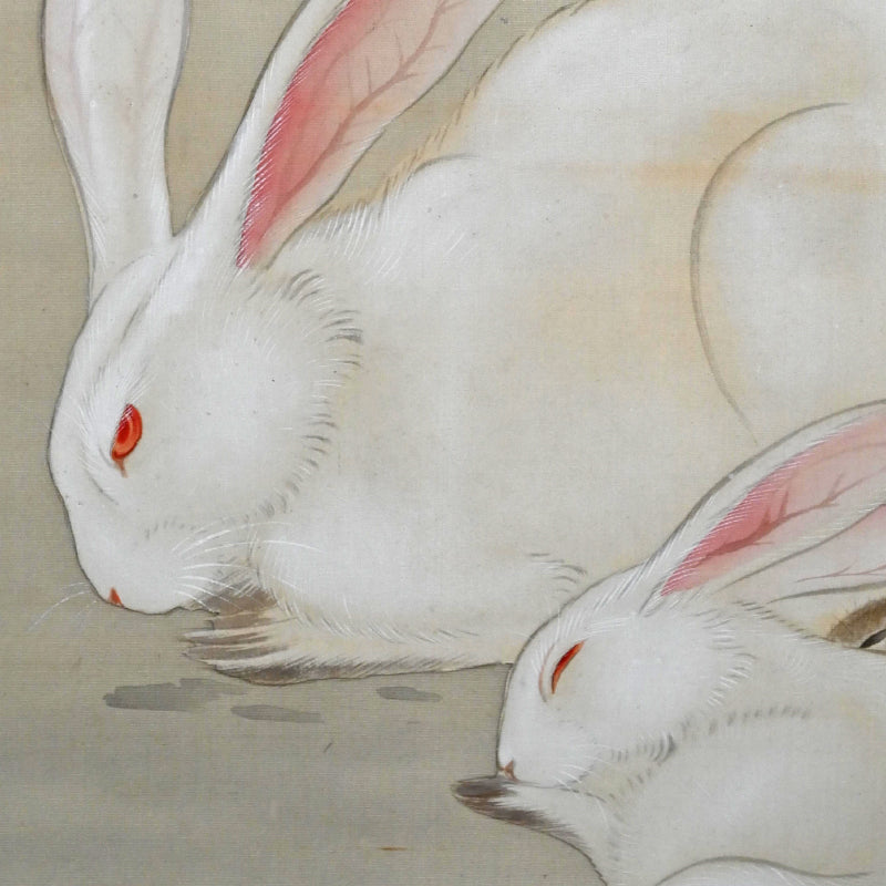 Rabbits in Moonlight ー堀田 秀叢 “群兎”