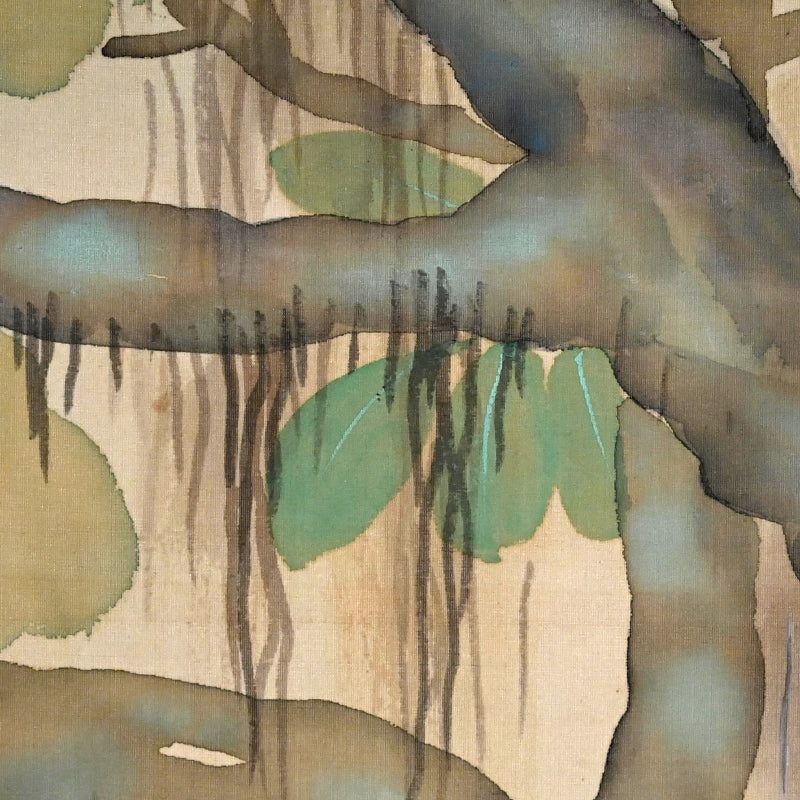 Taisho period Japanese Scroll ー斎藤 竜江 “山ムスメ”
