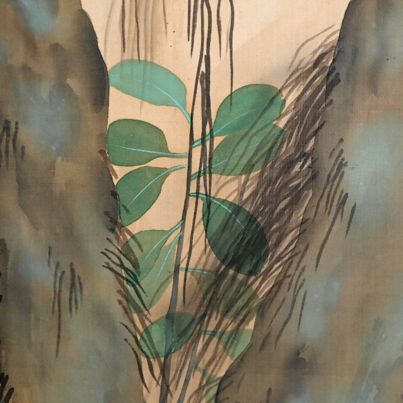 Taisho period Japanese Scroll ー斎藤 竜江 “山ムスメ”