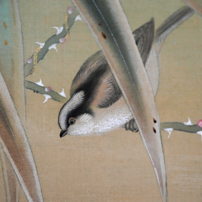 Birds visiting a pond ー上原 月卿