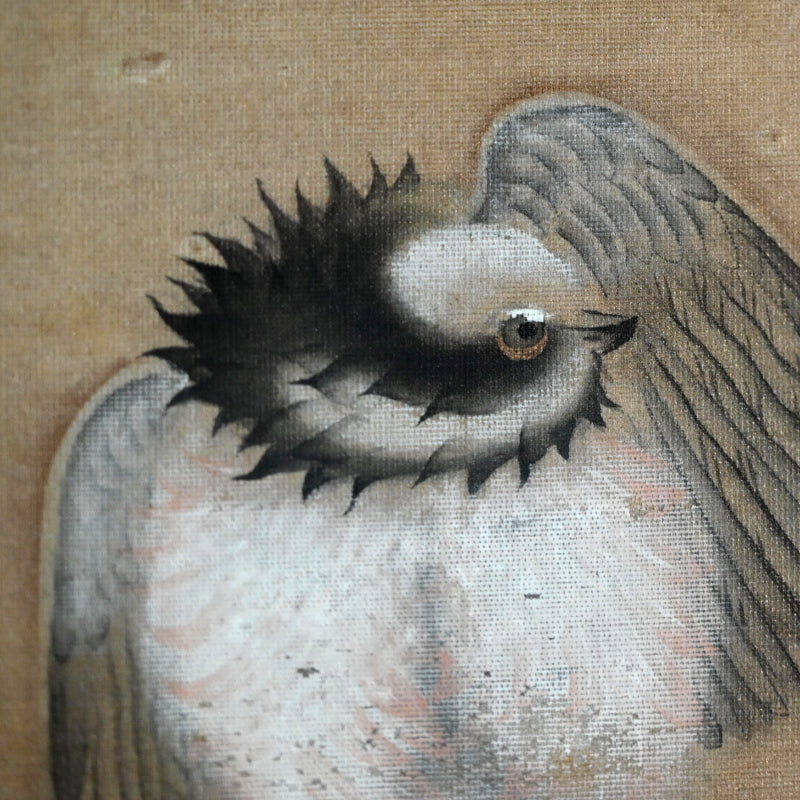 Birds visiting a pond ー上原 月卿