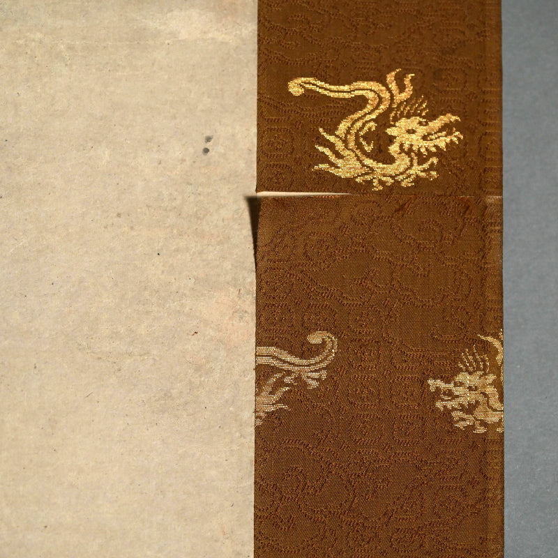 Ancient Ink Painting of Egrets in Snow