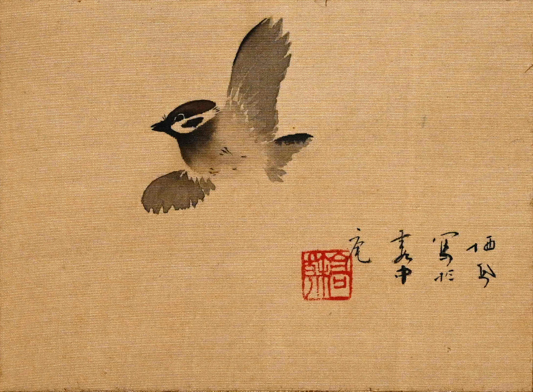 Starling Scroll ー竹内 栖鳳 “喜雀”