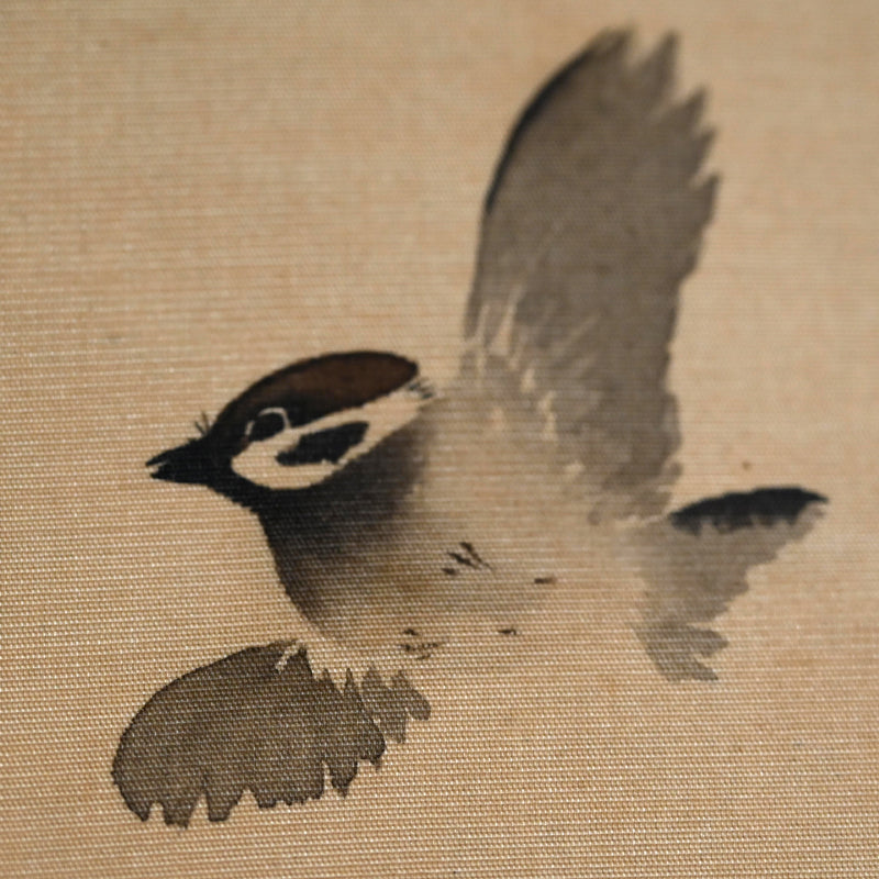 Starling Scroll ー竹内 栖鳳 “喜雀”