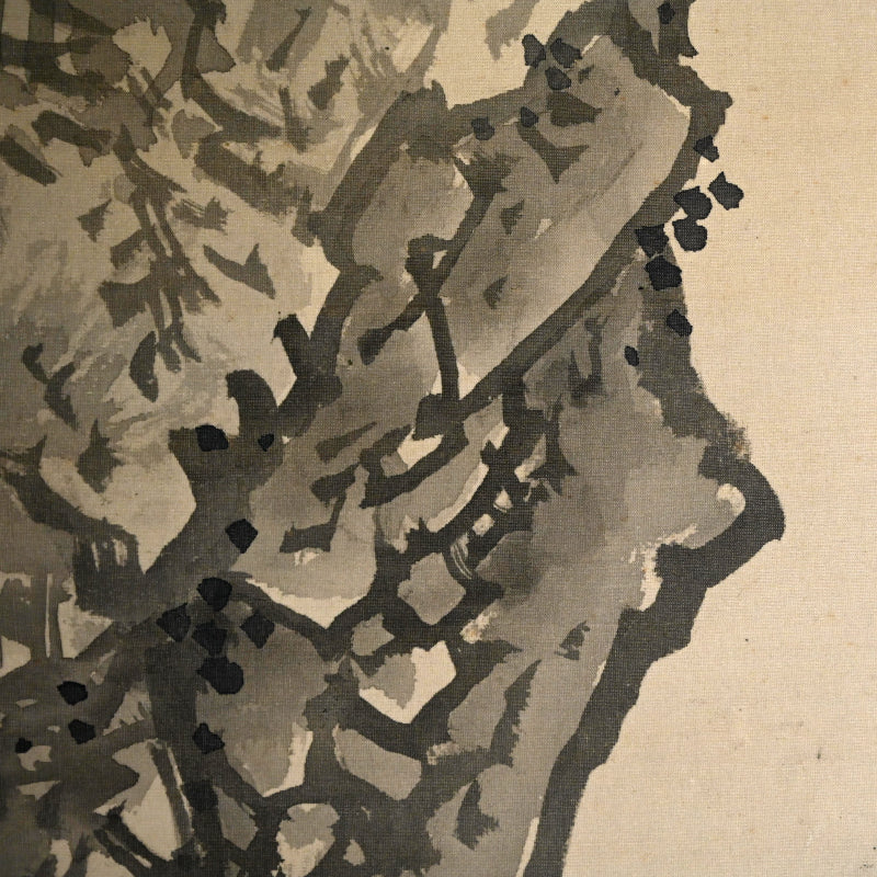 Superb Meiji period Tiger Scroll ー菊池 雲章“虎図”