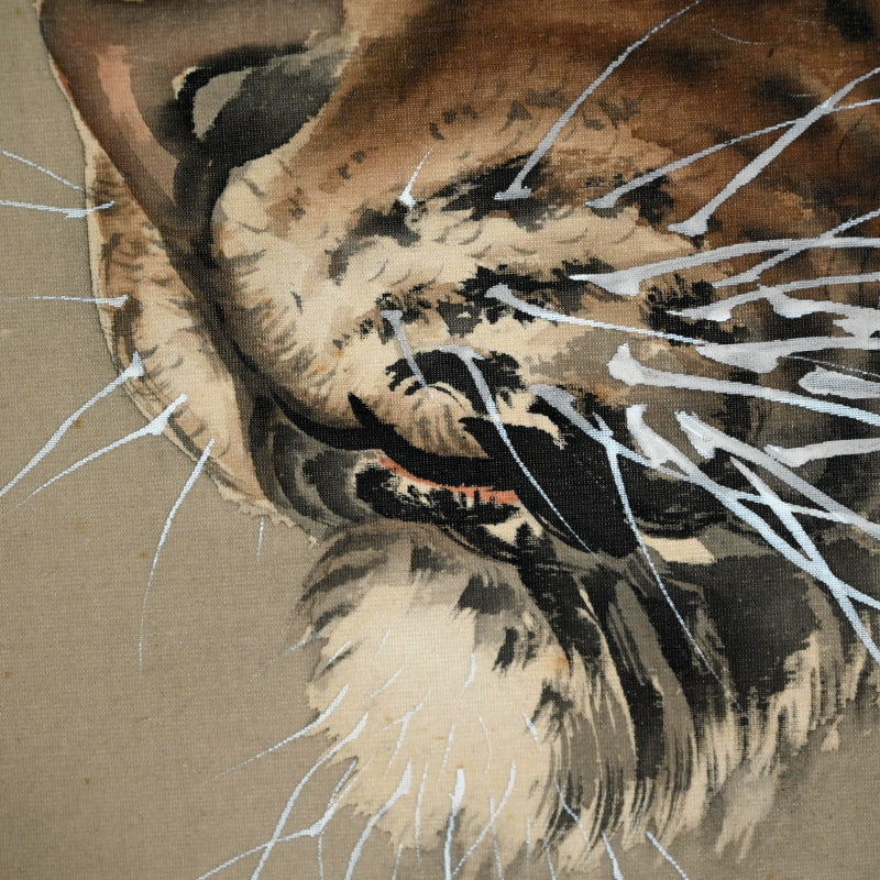 Superb Meiji period Tiger Scroll ー菊池 雲章“虎図”