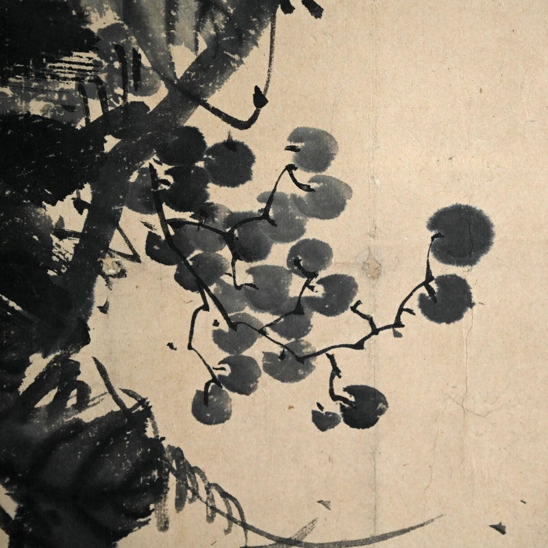 Grapes by Soryu ー草龍, 天龍 道人 “緑珠凝膏圖”