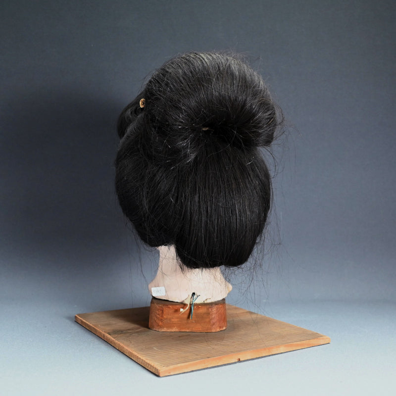 Stunning! Antique Japanese Iki Ningyo Head