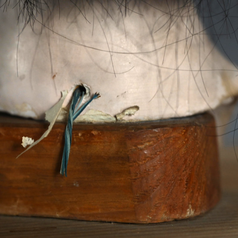 Stunning! Antique Japanese Iki Ningyo Head