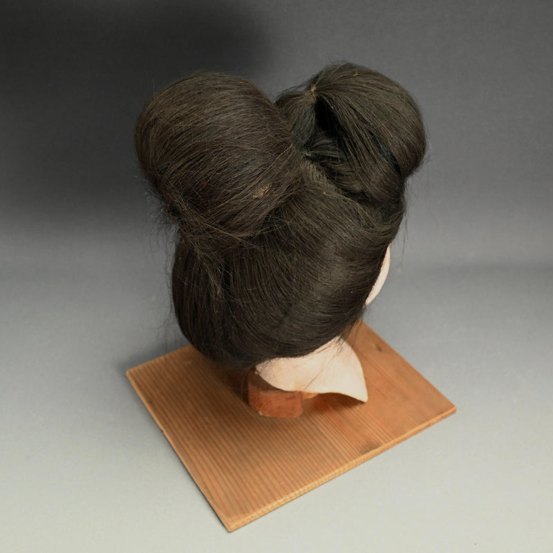 Stunning! Antique Japanese Iki Ningyo Head