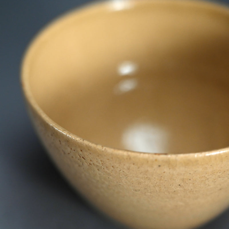 Edo period Japanese Kiseto Chawan Tea Bowl ー黄瀬戸御茶碗