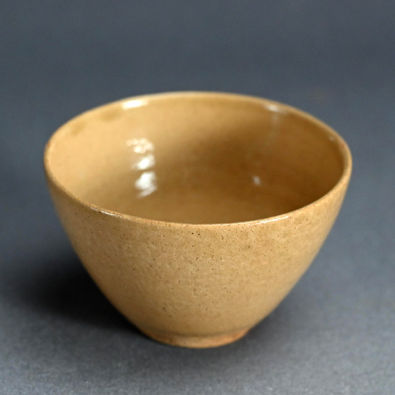 Edo period Japanese Kiseto Chawan Tea Bowl ー黄瀬戸御茶碗