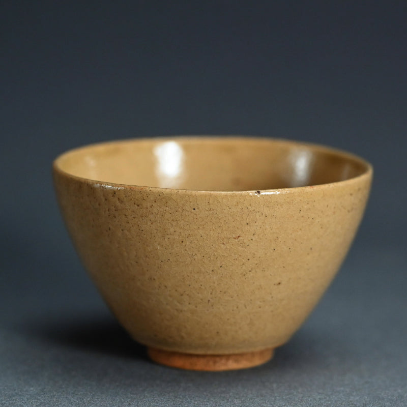 Edo period Japanese Kiseto Chawan Tea Bowl ー黄瀬戸御茶碗