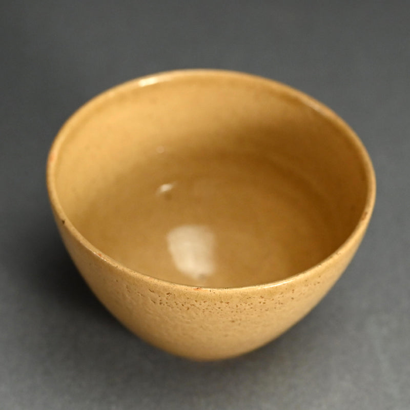 Edo period Japanese Kiseto Chawan Tea Bowl ー黄瀬戸御茶碗