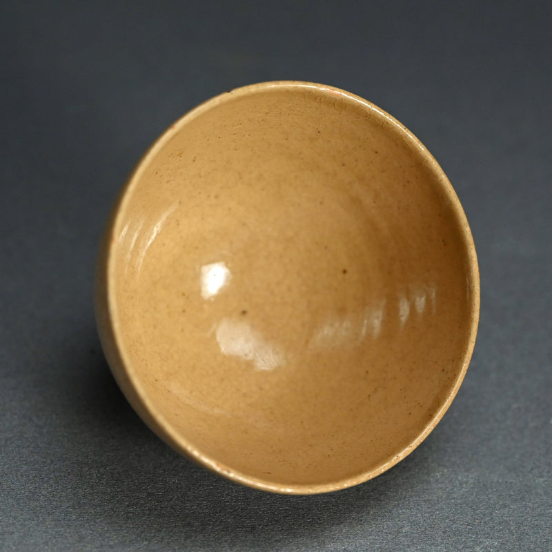 Edo period Japanese Kiseto Chawan Tea Bowl ー黄瀬戸御茶碗
