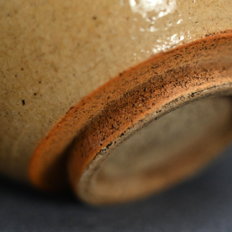 Edo period Japanese Kiseto Chawan Tea Bowl ー黄瀬戸御茶碗