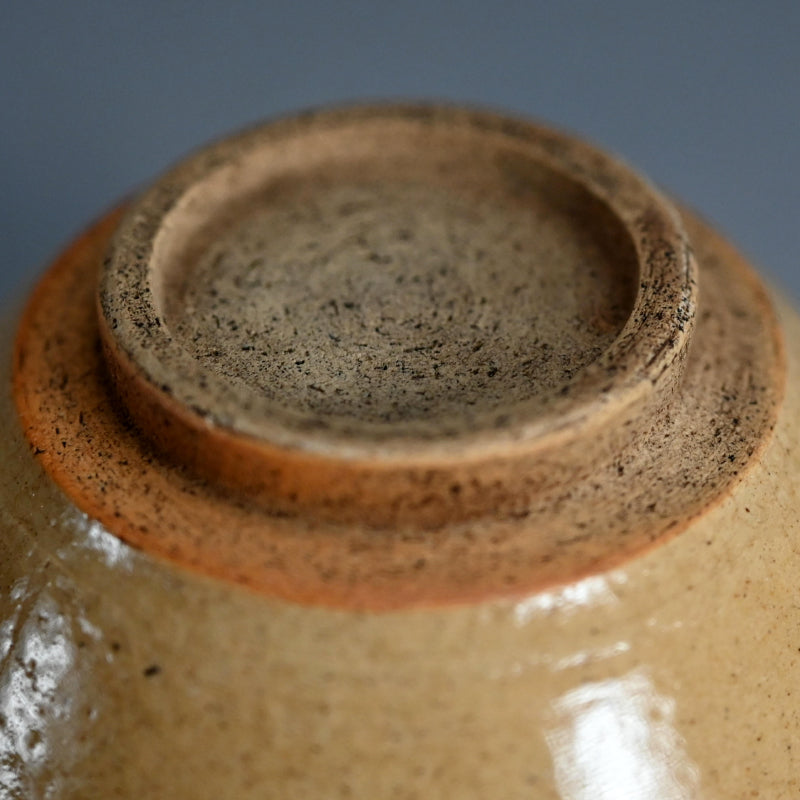 Edo period Japanese Kiseto Chawan Tea Bowl ー黄瀬戸御茶碗