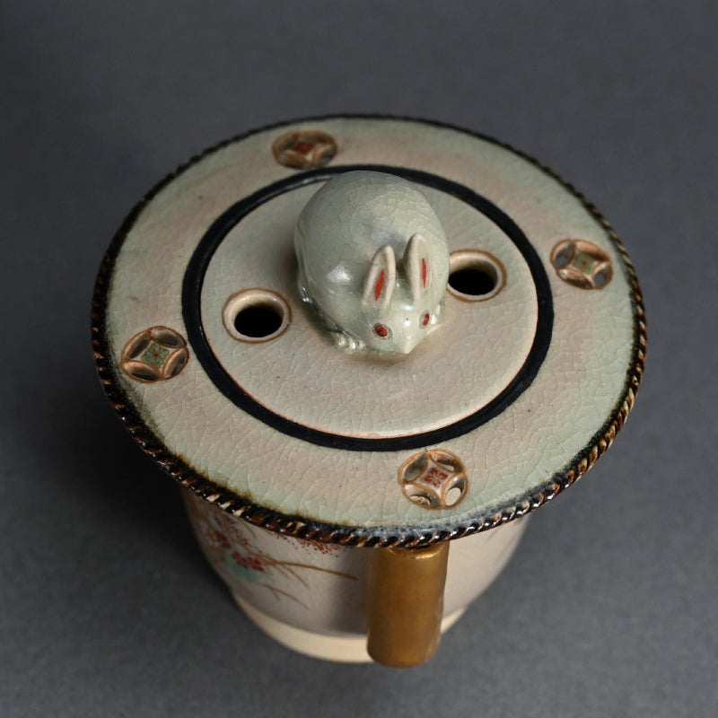 Rabbit Koro Incense Burner ー初代 久世 久宝 "兎 香爐"