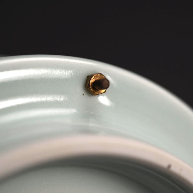 Sencha Porcelain Tea Cup Set ー八木 明 “蓋物付 煎茶碗”